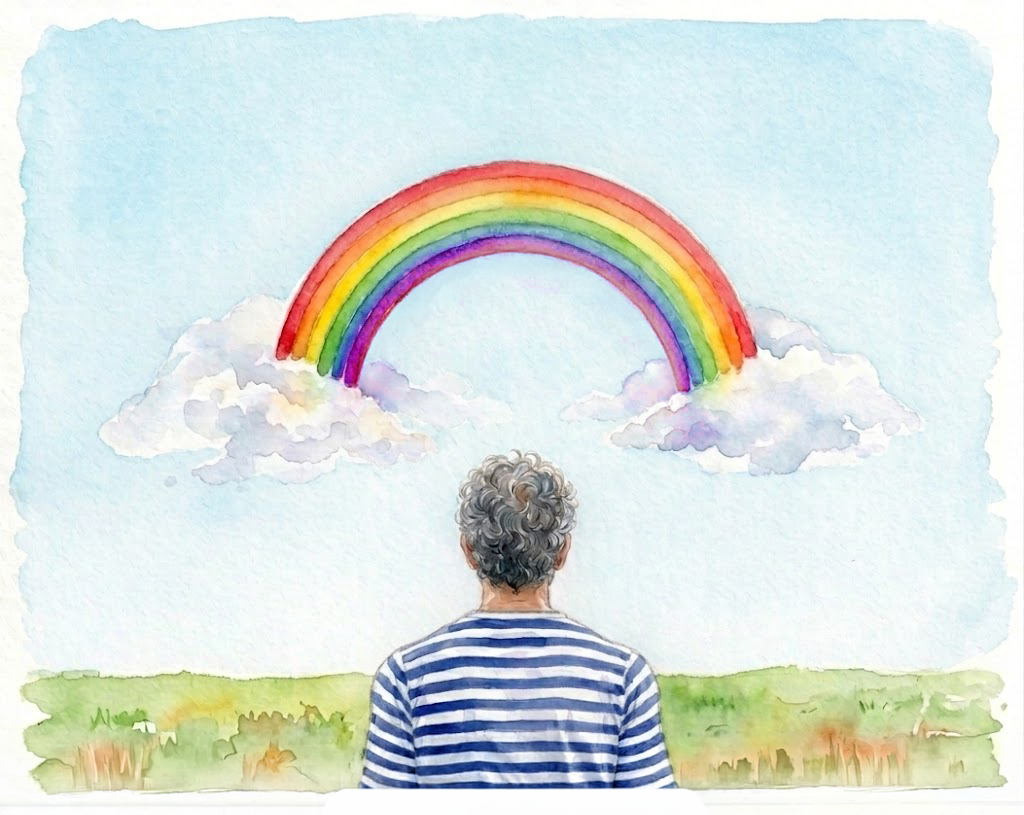 L'arcobaleno come caso paradigmatico di esistenza relativa: esiste solo per chi guarda